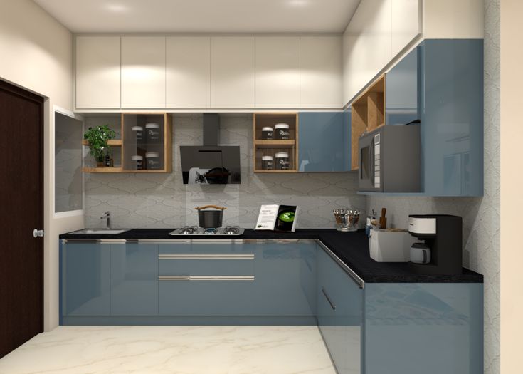 L-Shaped Kitchen 6